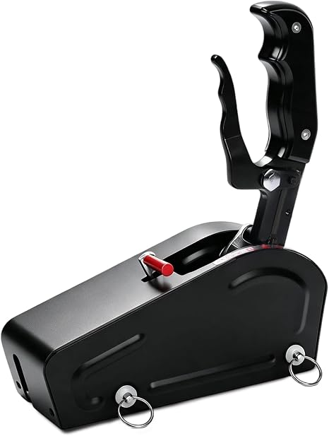 Replacement for B&M 81052 Automatic Gated Shifter, Direct‑Fit Automatic Transmission Shifter Compatible with 2 3 & 4‑Speed Auto Transmission for Muscle Car, Street & Racing