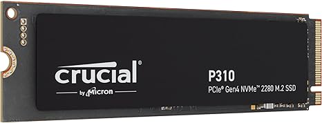 Crucial P310 M.2 2280 2TB PCI-Express 4.0 x4 NVMe 3D NAND Internal Solid State Drive (SSD) CT2000P310SSD8