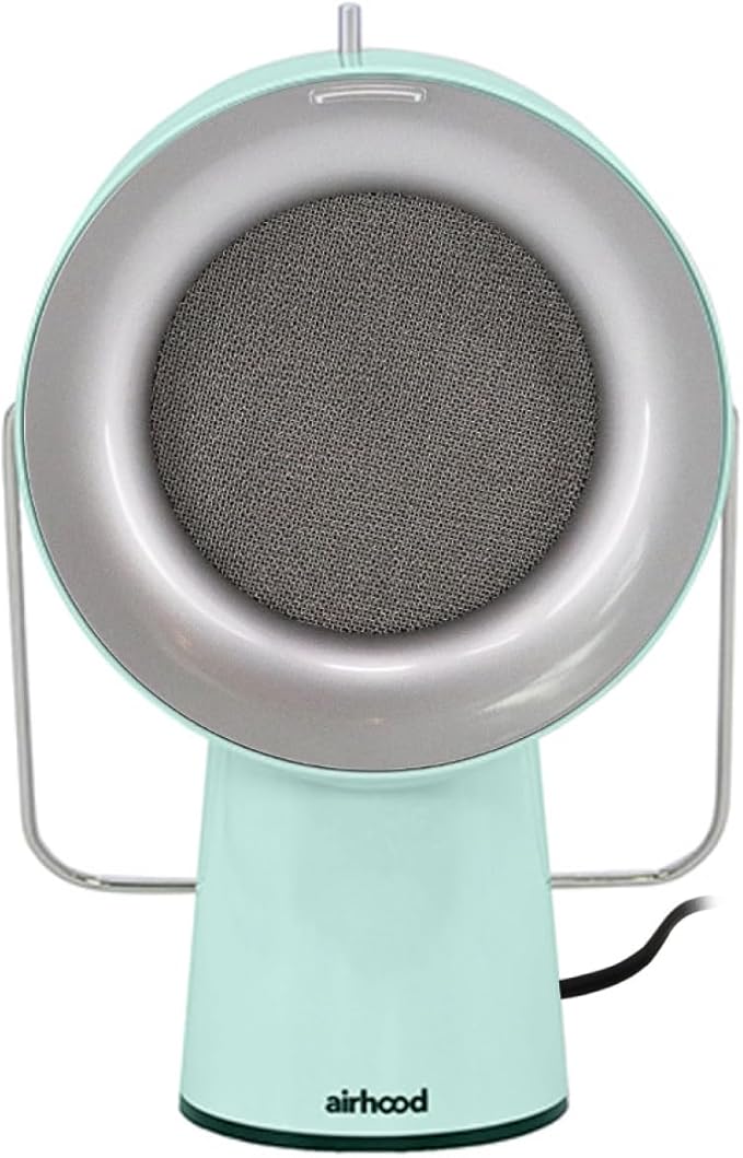 AirHood Wired Range Hood Portable Kitchen Exhaust Fan, Mint Green
