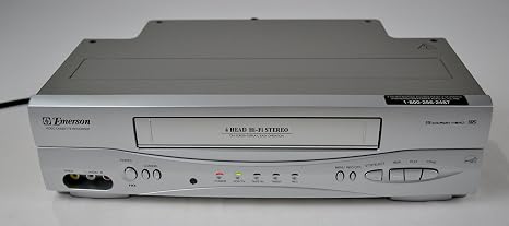 Emerson EWV603 4 Head HIFI Stereo ON-SCREEN MENU Video Player / Recorder (VCR) with 19 Micron Heads