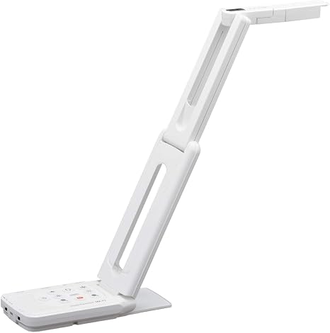 Elmo 1430 Model MX-P2 Ultra Portable Visual Presenter; USB 3.0, HDMI and VGA/RGB Outputs; 16x Digital Zoom; Built-in Microphone; Power ON/Off Switch; Auto Focus; Flexible Structure