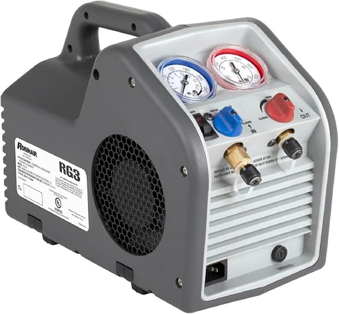 Robinair RG3 Portable Liquid and Vapor Refrigerant Recovery Machine