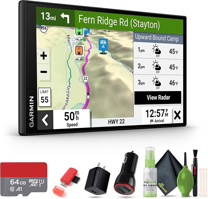 Garmin RV 795 GPS Navigator 7" High-Resolution RV GPS Navigator Bundle