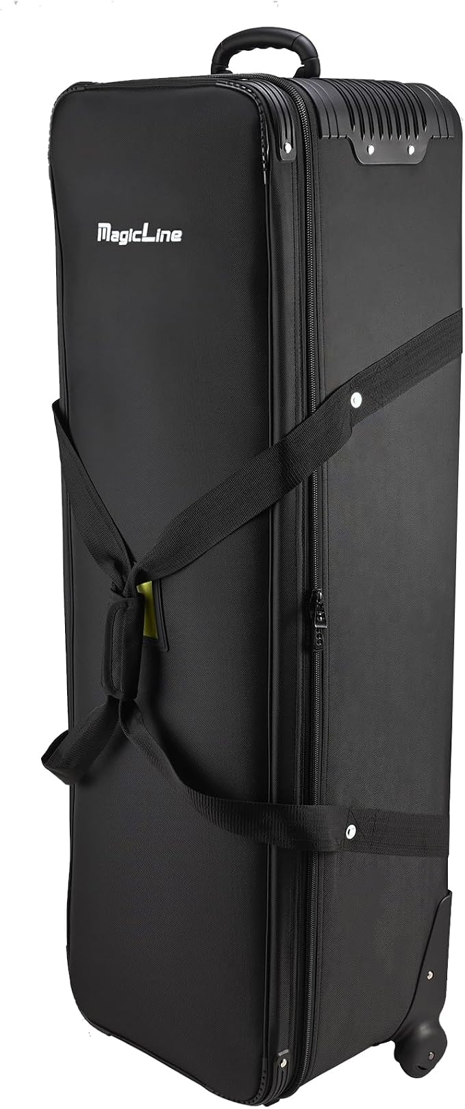 MagicLine Studio Trolley Case 47.2x15x13 in, Rolling Camera Bag with Wheels | 120x38x33cm padded carrying bag with wheels. Storage trolley case for photo video studio gear, strobes and video lights