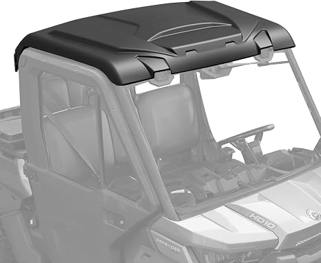 Can Am Denfender Roof Top, Dustproof Resistant Poly Combination Roof Sun Visor for Can-Am Defender HD5 HD7 HD8 HD9 HD10 2016-2024 Accessories (Replace #715002430, 2PCS)