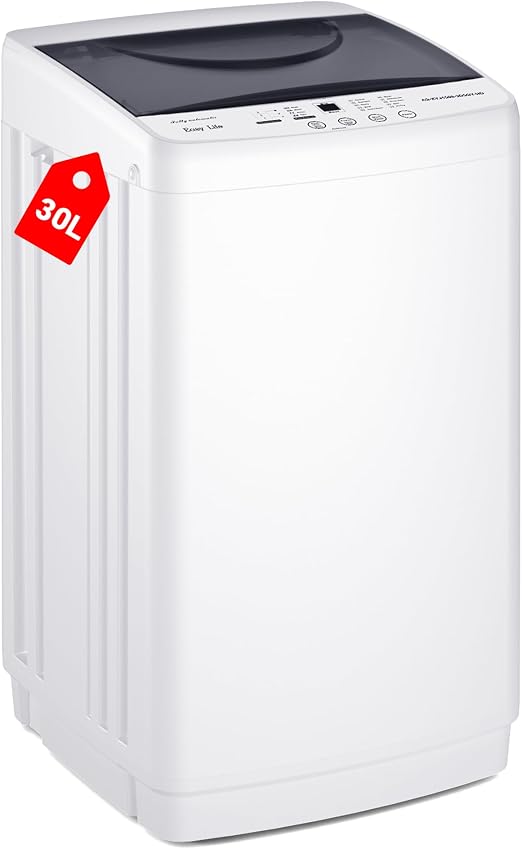 OLIXIS 1.06 Cu.Ft. Portable Washing Machine, Full-Automatic Laundry Washer