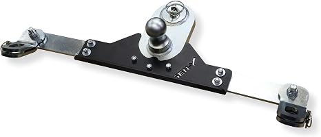 GEN-Y Hitch GoosePuck GEN II Main Assembly - 5" Offset - 25K Overall Towing - with Safety Chain Anchors Incorporated - Compatible with Ford 2017 to Current