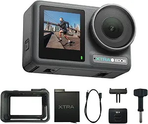 Action Camera, 1/1.3" Sensor & 4K Cinematic Video, Hyper Stabilization, Waterproof Camera to 52 Ft, 3-Hour Battery, Universal Quick Mount, Vlogging Camera for Adventure Photography