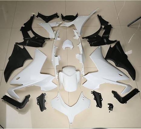 TCT-MOTORPARTS Unpainted Fairing Body Bodywork Cowl Set Fits for Honda CBR500R CBR 500 R 13-15
