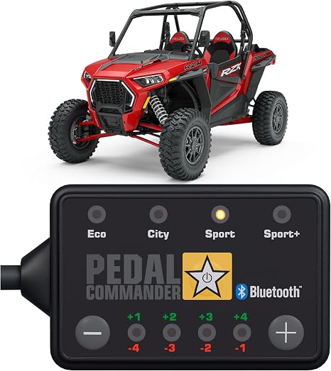 PEDAL COMMANDER for All Polaris RZR Models 2015-2026 Throttle Response Controller - Anti-Theft, 36 Driving Settings & App Control, UTV Throttle Controller Upgrade, Polaris Accessories