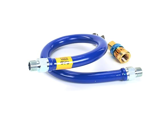 Dormont 16100BPQ48 1" X 48" Long Gas Hose with Quick Disconnect