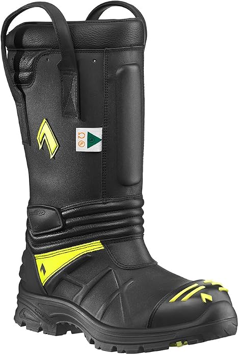 HAIX Fire Eagle Air Composite-Toed Waterproof Firefighting Boots with European Bullhide Leather