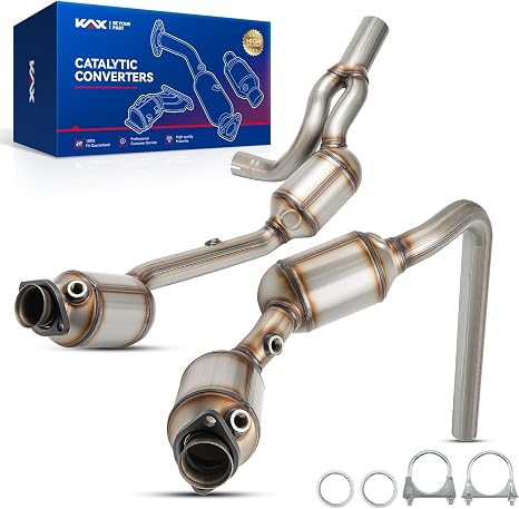 KAX Catalytic Converter Kit for Jeep Wrangler 2007 2008 2009, EPA Compliant