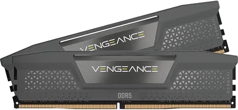 CORSAIR Vengeance DDR5 32GB (2 x 16GB) Up to 6400MHz AMD Intel RAM | Desktop Gaming Memory, AMD EXPO & Intel XMP 3.0 Compatible, CL36, Grey, CMK32GX5M2B6400Z36