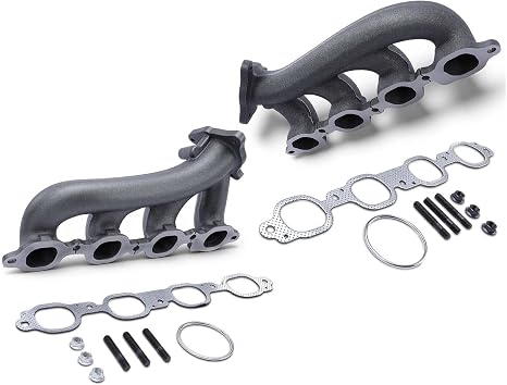 A-Premium Left & Right 5.3L 6.2L Exhaust Manifold Kit W/Gaskets & Hardware