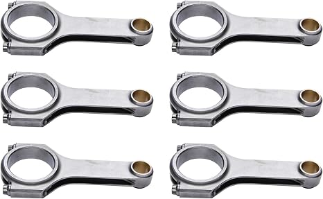 Eagle Specialty Products CRS570063D 5.70" 4340 Forged H-Beam Connecting Rod Set for Chevy 4.3L