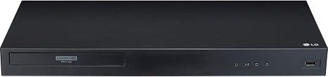 LG UBK80 4K Ultra-HD Blu-ray Player with HDR Compatibility (2018), Black