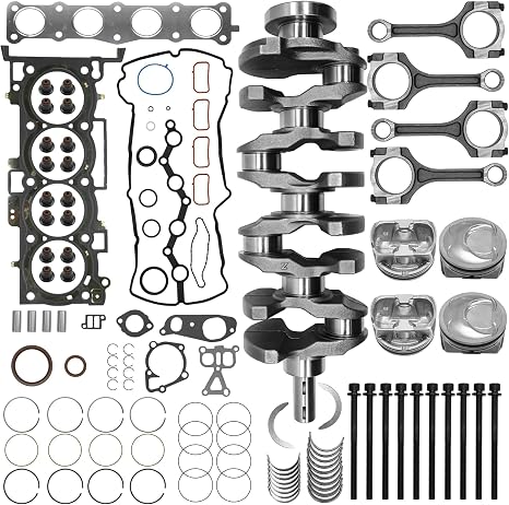G4KJ 2.4L Engine Overhaul Rebuild Kit for Kia Optima for Hyundai Sonata 2011-2020, for Kia Sorento Sportage, for Hyundai Tucson Santa Fe Includes Crankshaft & Connecting Rods 23510-2G500 23111-2G200