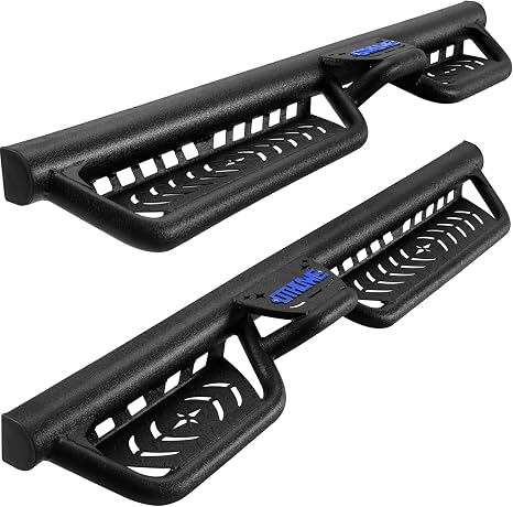 6In Two-Stair Running Boards for 2018-2026 Jeep Wrangler JL 4 Doors
