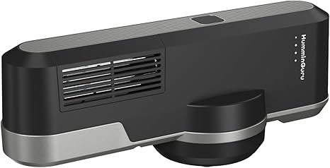HumminGuru Orbit Static Remover for Vinyl Records, Vinyl Record Cleaner Machine Removes Static Charge Evenly, 360° LP Rotating Ionizer, Anti-Static Turntable Record Player Accessories Cleaning Kit | Record Cleaner Machine Eliminates Static Charge Evenly,