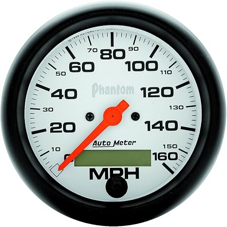 Auto Meter 5888 Phantom In-Dash Electric Speedometer,3.375 in.
